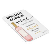 Magnet Flexible Abandonner officiellement la Faire-part de grosses (Côté Droit)