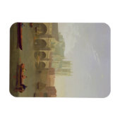 Magnet Flexible Abbaye de Westminster et pont de Westminster Vue d (Horizontal)