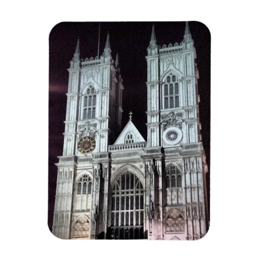 Magnet Flexible Abbaye de Westminster par nuit (Vertical)