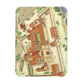 Magnet Flexible Abbaye romane. Modèle (Vertical)