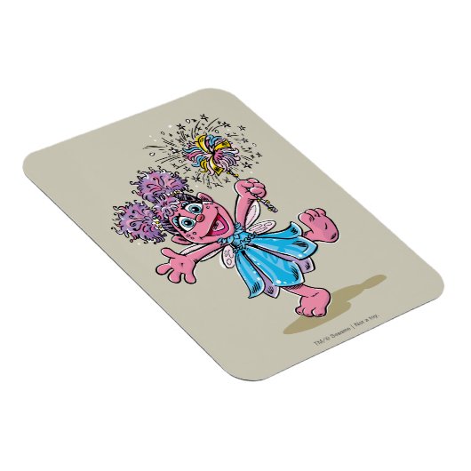 Magnet Flexible Abby Cadabby Art rétro (Côté Droit)