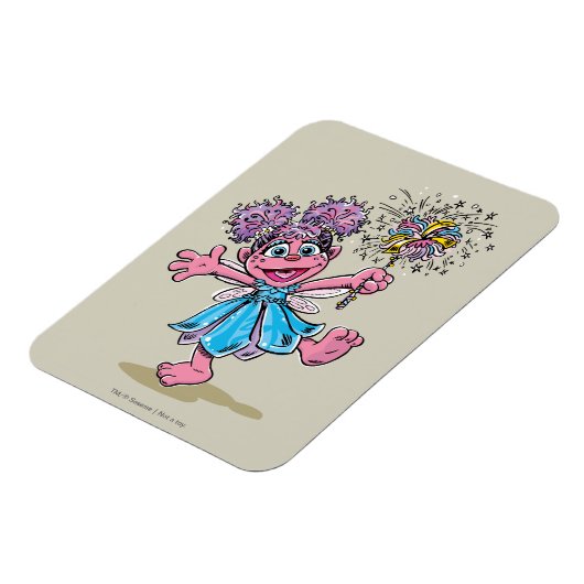 Magnet Flexible Abby Cadabby Art rétro (Côté Gauche)
