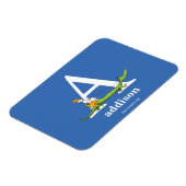 Magnet Flexible ABC du Dr Seuss : Lettre A - Blanc | Ajouter Votre (Côté Gauche)