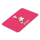 Magnet Flexible ABC du Dr Seuss : Lettre J - Blanc | Ajouter Votre (Côté Gauche)