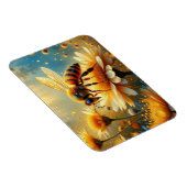 Magnet Flexible Abeille dans le jardin fleuri (Côté Droit)