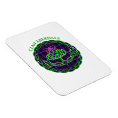 Magnet Flexible Aberdale Scottish Tartan Celtic Thistle (Côté Droit)