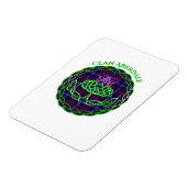 Magnet Flexible Aberdale Scottish Tartan Celtic Thistle (Côté Gauche)