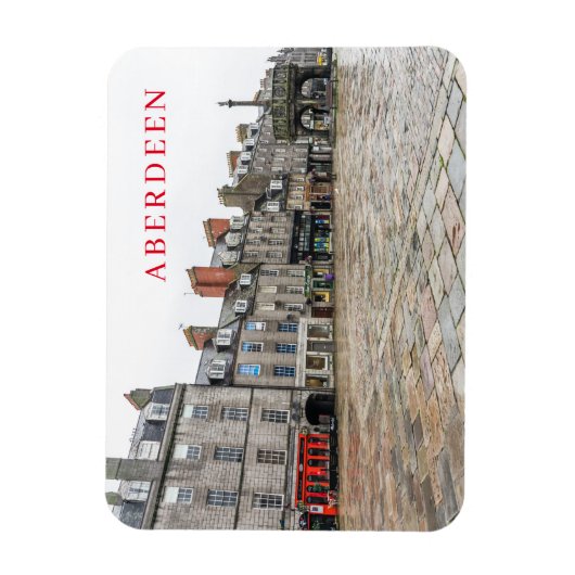 Magnet Flexible Aberdeen Bâtiments Castlegate vue aimant frigo (Vertical)