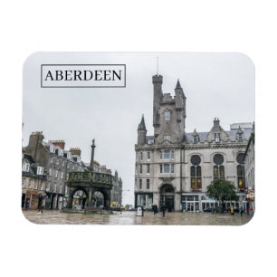 Magnet Flexible Aberdeen Castlegate vue aimant frigo