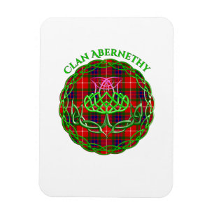Magnet Flexible Abernethy Scottish Tartan Celtic Thistle