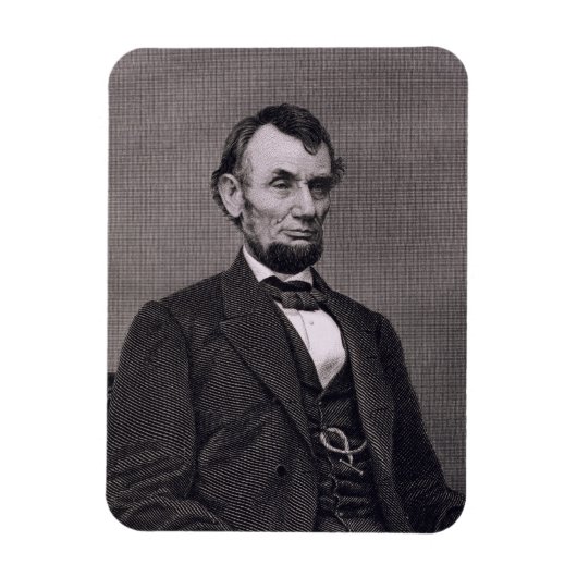 Magnet Flexible Abraham Lincoln, engraved from a photograph by Wil (Vertical)