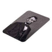 Magnet Flexible Abraham Lincoln, engraved from a photograph by Wil (Côté Gauche)