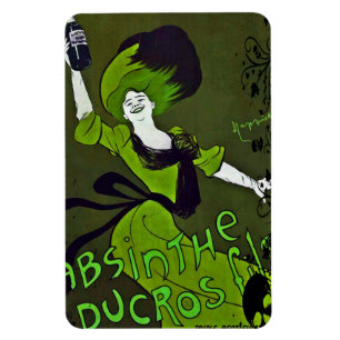 Magnet Flexible Absinthe dans le aimant frigo flexible vert