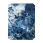 Magnet Flexible Abstract blue watercolor background (Vertical)
