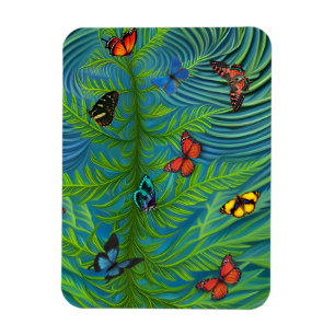 Magnet Flexible Abstrait Butterfly Dream Garden