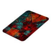 Magnet Flexible Abstrait Cool coloré moderne Motif artistique (Côté Gauche)