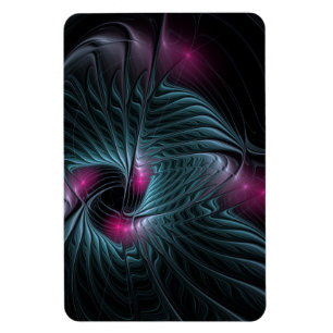 Magnet Flexible Abstrait Imaginaire coloré fractal