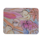 Magnet Flexible Abstrait Pastel Floral (Horizontal)