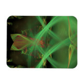 Magnet Flexible Abstrait vert torride (Horizontal)