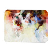 Magnet Flexible Abstraite aquarelle grunge texture avec peinture (Horizontal)