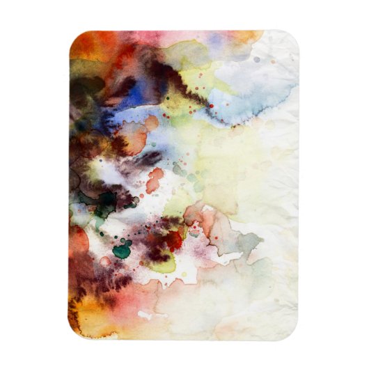 Magnet Flexible Abstraite aquarelle grunge texture avec peinture (Vertical)