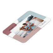 Magnet Flexible Abstraite photo de vacances peinte en couleur (Côté Gauche)