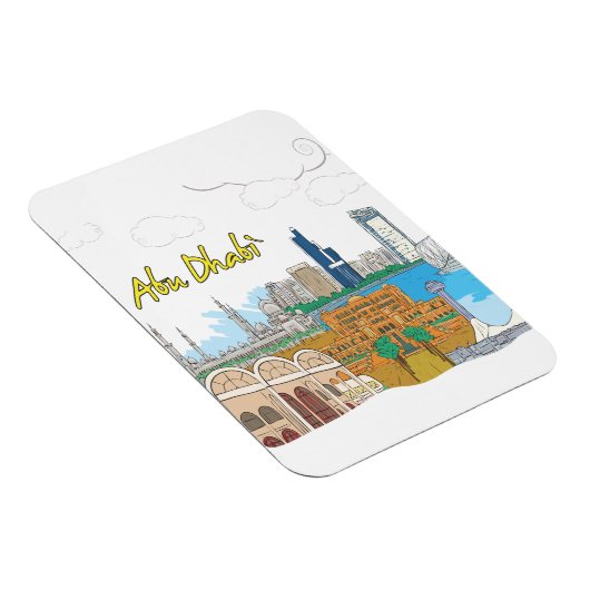 Magnet Flexible Abu Dhabi (Côté Droit)