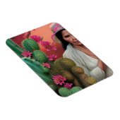 Magnet Flexible Abuela Surreal Floral Art numérique (Côté Droit)