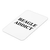 Magnet Flexible accro beagle (Côté Gauche)