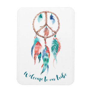 Magnet Flexible Accueil à notre tribal de receveur de rêve de
