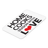 Magnet Flexible Accueil Cuisiniers Saison Avec Amour (Côté Gauche)