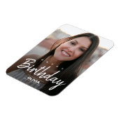 Magnet Flexible Accueil d'anniversaire d'ami moderne remplacer la  (Côté Gauche)