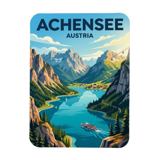 Magnet Flexible Achensee Autriche (Vertical)