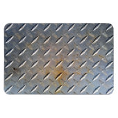 Magnet Flexible Acier en tôle diamant rouillé (Horizontal)