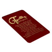 Magnet Flexible Action de grâce - Psaume 100 (Côté Droit)