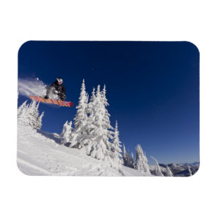 Magnet Flexible Action de snowboard à Whitefish Mountain Resort