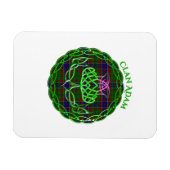 Magnet Flexible Adam Scottish Tartan Celtic Thistle (Horizontal)