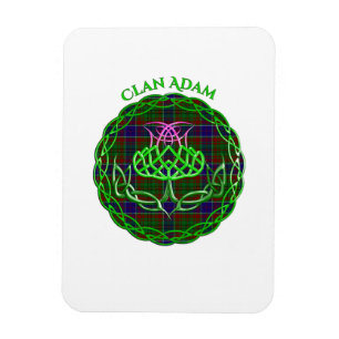 Magnet Flexible Adam Scottish Tartan Celtic Thistle