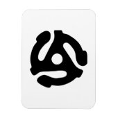 Magnet Flexible Adaptateur vinyle de 7 pouces 45 tr/min insérez l' (Vertical)