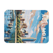 Magnet Flexible Adelaide Australia Travel Art Vintage (Horizontal)