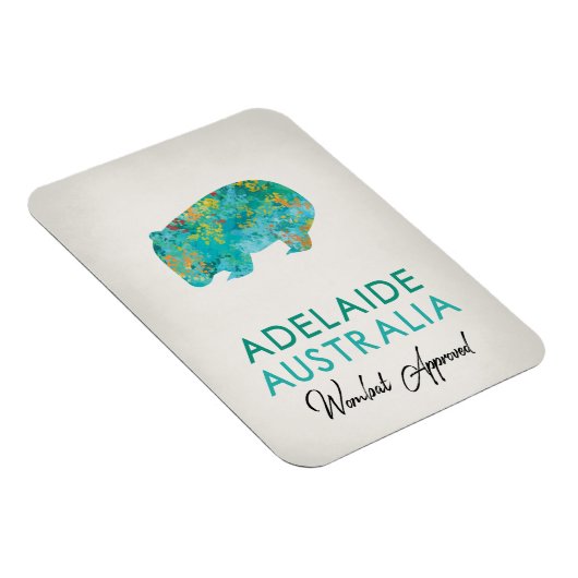 Magnet Flexible Adélaïde Australie Wombat (Côté Droit)