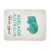 Magnet Flexible Adélaïde Australie Wombat (Horizontal)