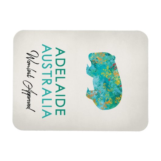 Magnet Flexible Adélaïde Australie Wombat (Horizontal)