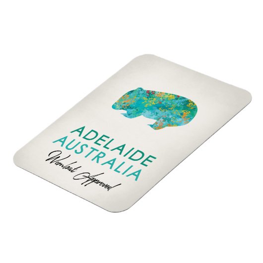 Magnet Flexible Adélaïde Australie Wombat (Côté Gauche)