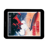 Magnet Flexible Adjudant Vincenot WWI Aéronef Affiche promotionnel (Horizontal)