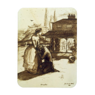 Magnet Flexible Admis, 1853 (stylo et encre brune sur le papier)