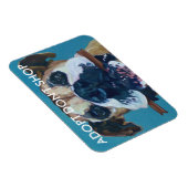 Magnet Flexible ADOPTER N'ACHETEZ PAS L'Aimant De Voiture (Côté Droit)