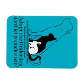 Magnet Flexible Adoptez l'opprimé... ne laissez pas les préjugés g (Horizontal)