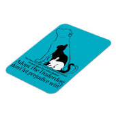 Magnet Flexible Adoptez l'opprimé... ne laissez pas les préjugés g (Côté Gauche)