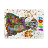 Magnet Flexible Adoption de chien et de chat et Secourir être amou (Horizontal)